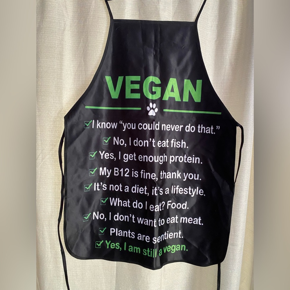 Lily's Rossne Aprons for Women and Men Funny Vegan Chef Kitchen Cooking